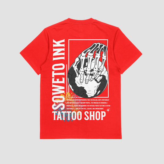 Soweto Ink Tattoo Shop Skeleton Hand Tee – Bold Streetwear